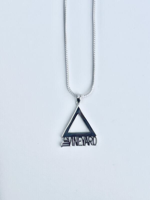Delta on the Vineyard Sterling Necklace