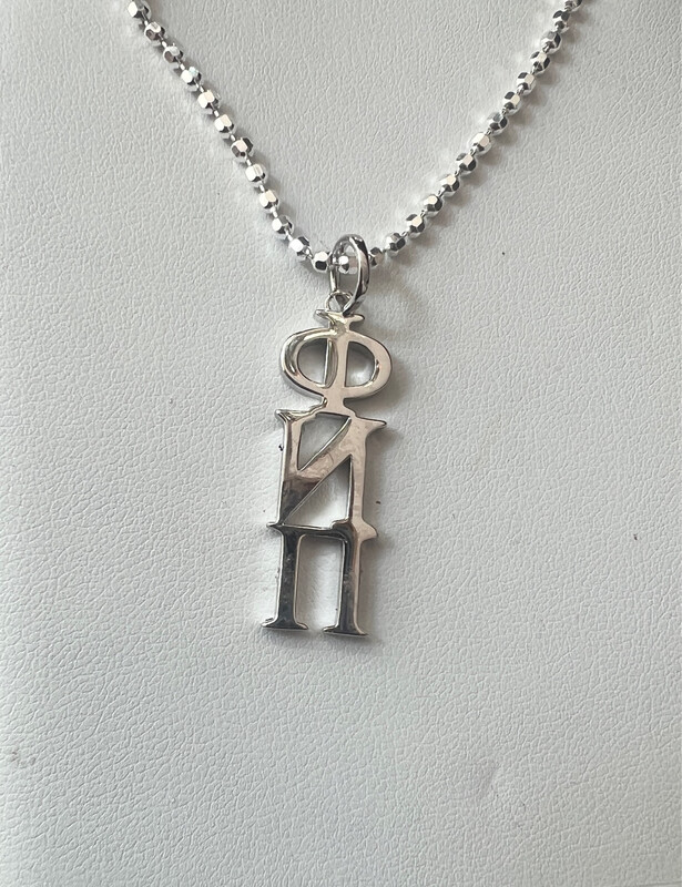 That Phi Nu Pi Sterling Necklace