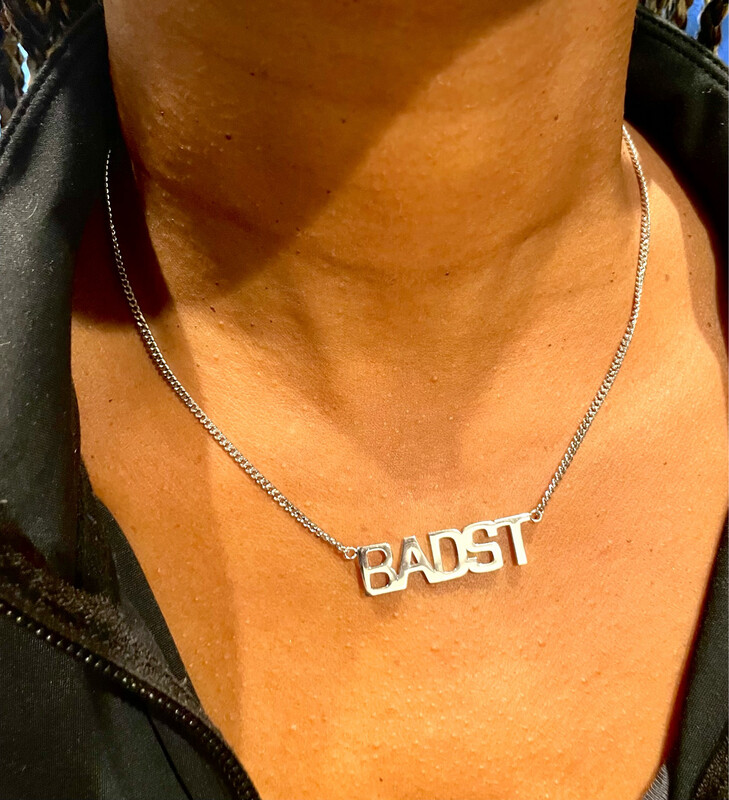 Badst- Beta Alpha Delta Sigma Theta Necklace