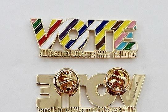 Vote D9 Plus Pin
