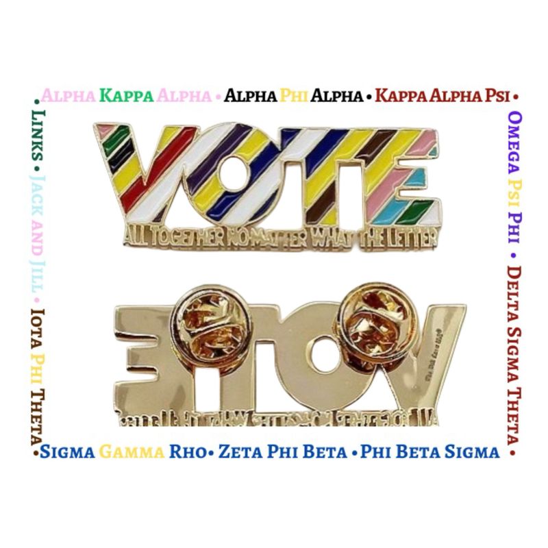 Vote D9 Plus Pin