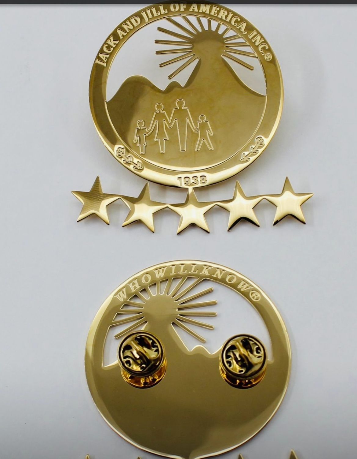 5 star Jack &amp; jill pin