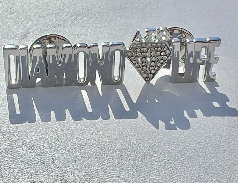 Diamond Life Brooch Pin