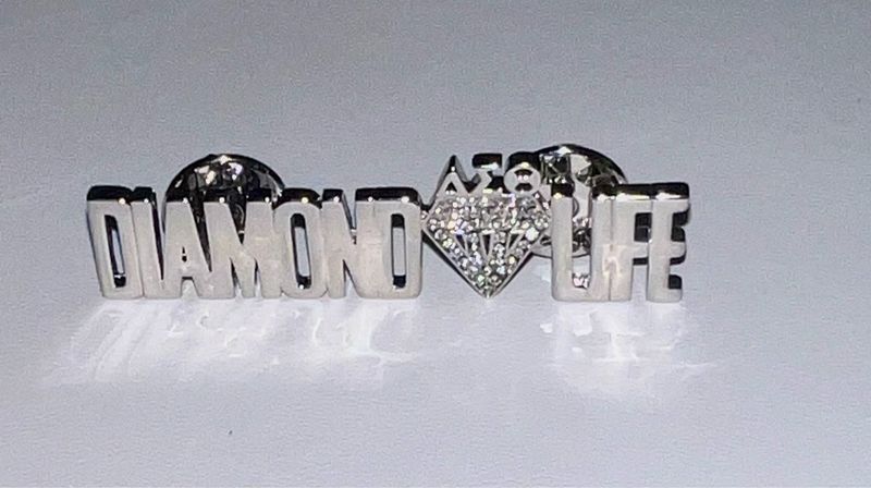 Diamond Life Brooch Pin