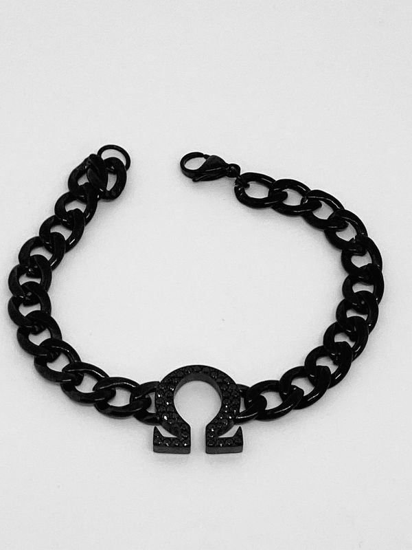 Omega Miami link black Ice bracelet