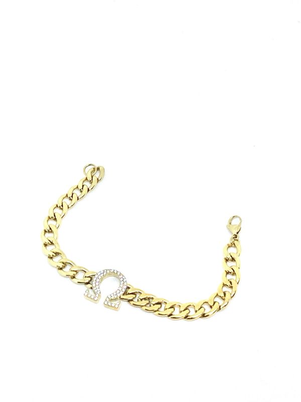 Omega Gold Ice Cuban Link