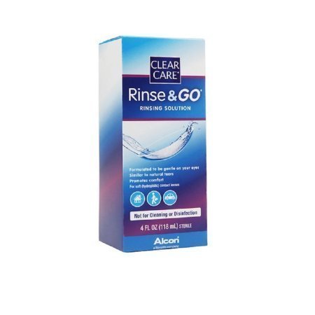 Clear Care Rinse & Go Solution 4oz
