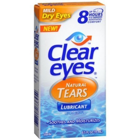 Clear Eyes Natural Tears Lubricant 0.50 oz