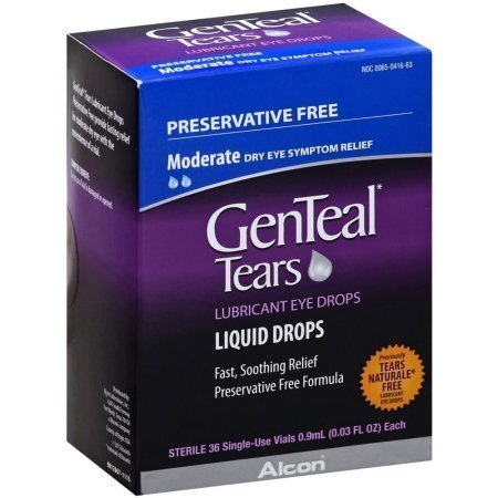 GenTeal Lubricant Eye Drops Sterile Single-Use Vials 36 pack