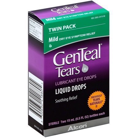 GenTeal Twinpack Eye Drops, Mild 0.5 oz,