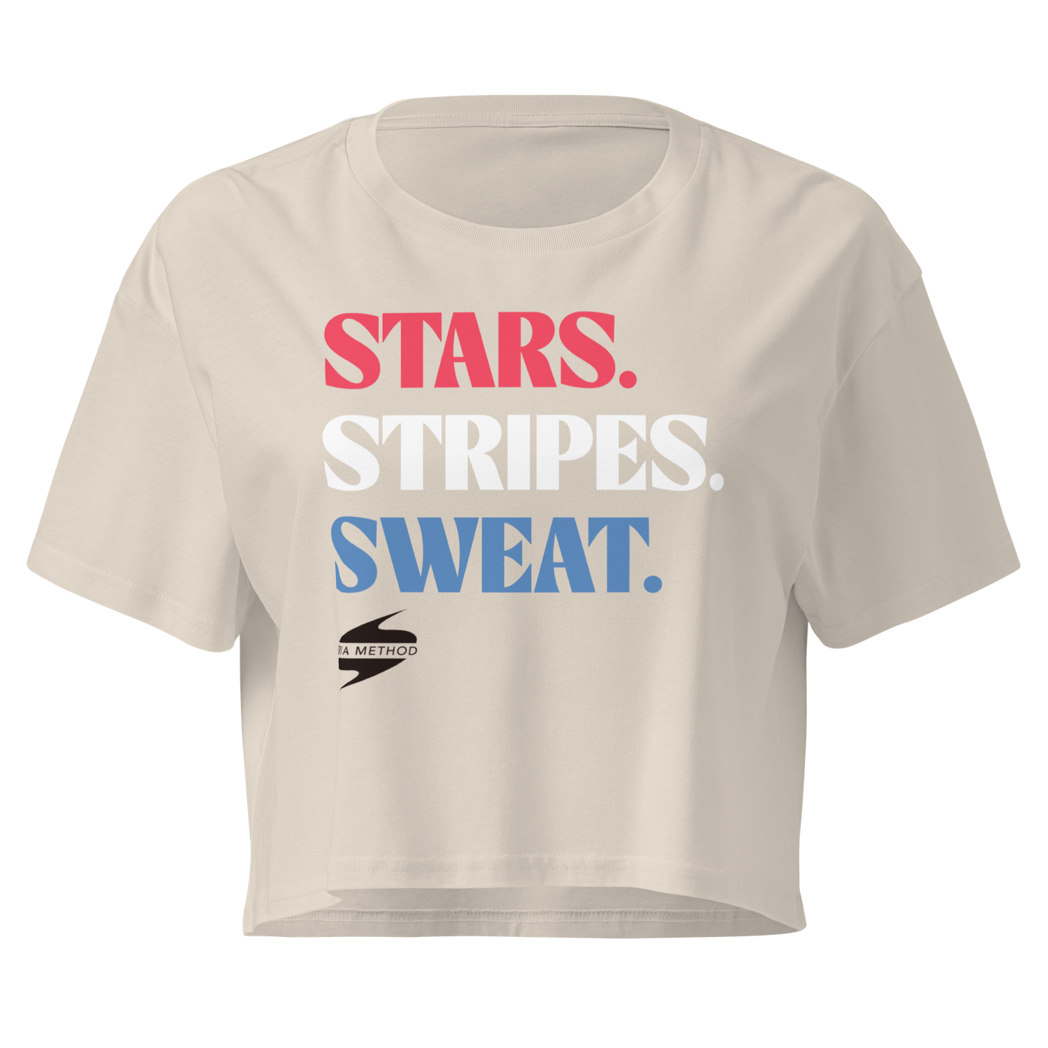 Stars. Stripes. Sweat. - Women's Crop Tee