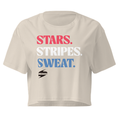 Stars. Stripes. Sweat. - Women's Crop Tee