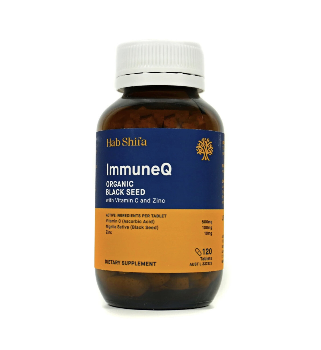 Hab Shifa ImmuneQ Organic Black Seed With Vitamin c and Zinc
