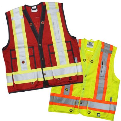 Safety Vests | Surveyor Vests |High Visibility Vests | Supervisor Vests Canada

