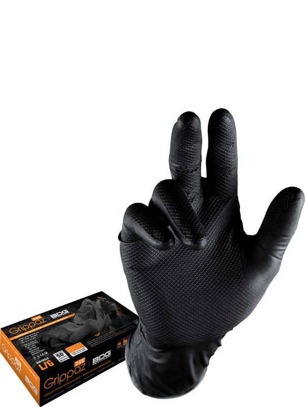 Grippaz Nitrile Disposable Box | Pack of 6 | 6mil Thickness