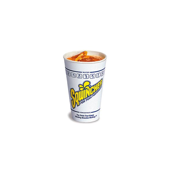 12 Oz Sqwincher White Cups