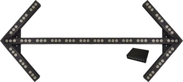Orion 60'' x 21'' Fleet High Profile Arrow - Lens: Clear 58086   Safety Supplies Canada