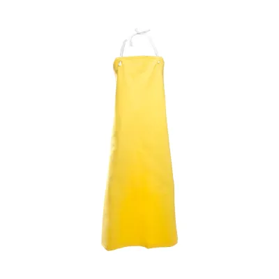 Yellow PVC/Polyester Oil/Fire Retardant Apron - 36 x 48"
