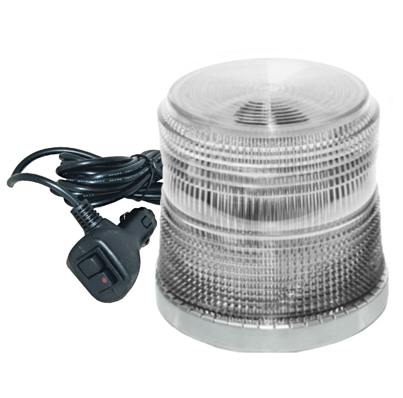 Amber Low Profile Fleet LED Beacon Magnetic Mount