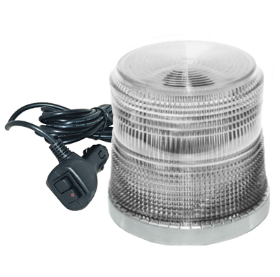 Amber Low Profile Fleet LED Beacon Magnetic Mount