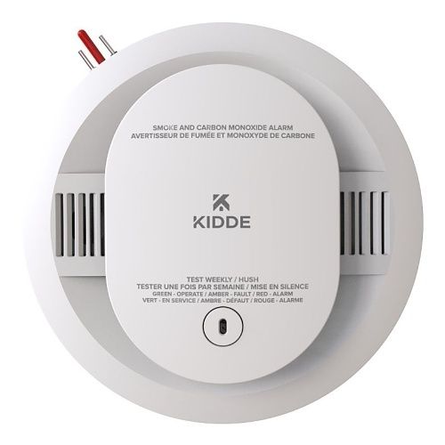 Hardwired Smoke &amp; Carbon Monoxide Voice Alarm, Interconnectable with AA Battery Backup