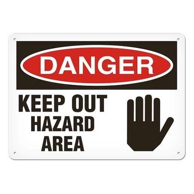 OSHA Safety Sign | Danger Keep Hazard  | INCOM SS1003V, SS1003A, SS1003P, SC1003V, SC1003A, SC1003P?