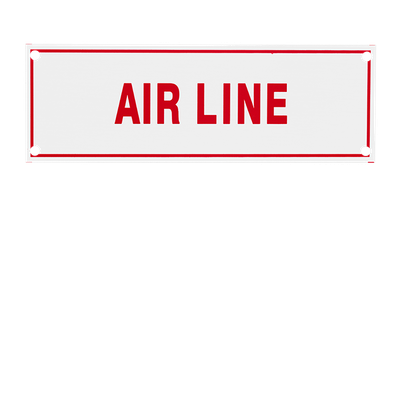 Aluminum Signs - Air Line - 6" x 2"