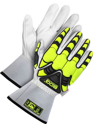Goatskin Cut Resistant Gauntlet w/ Backhand Protection | Stitched with Kevlar | Cut Level A5