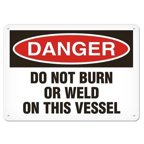 OSHA Safety Sign | Danger Do Not Burn  | INCOM SS1081V, SS1081A, SS1081P, SC1081V, SC1081A, SC1081P?