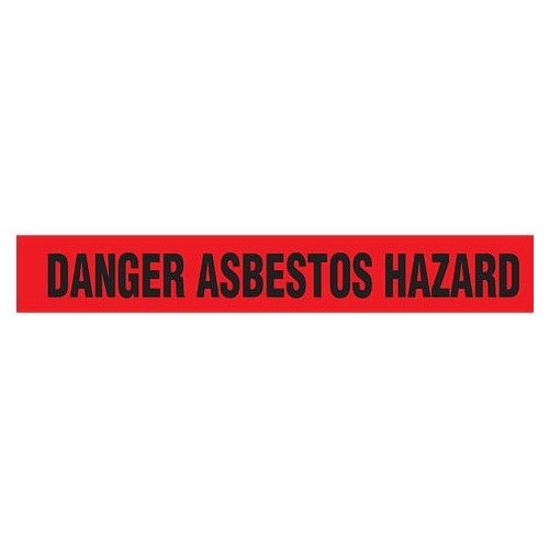 DANGER ASBESTOS HAZ Dispenser Boxed Barricade Tape (Pack of 12 Rolls)