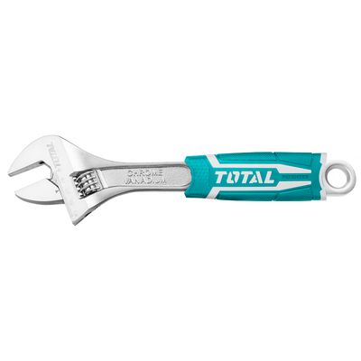 Adjustable Wrench With Rubber Handle