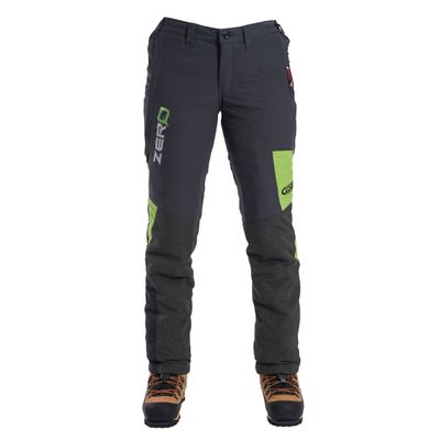 Clogger Zero Gen2 Light and Cool Women's Chainsaw Pants - Grey/Green - Cat A/C