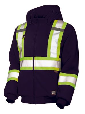 Insulated Hi-Vis Safety Hoodie | Class 1 &amp; 2, Level 2 | Work King S474   Safety Supplies Canada