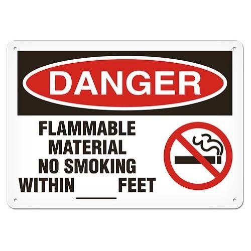 OSHA Safety Sign | Danger Smoke Within  | INCOM SS1072V, SS1072A, SS1072P, SC1072V, SC1072A, SC1072?