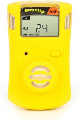 Single Gas Clip H2S - 2 Year Detector (Alarm Set Points: Low - 10 ppm, High - 15 ppm)