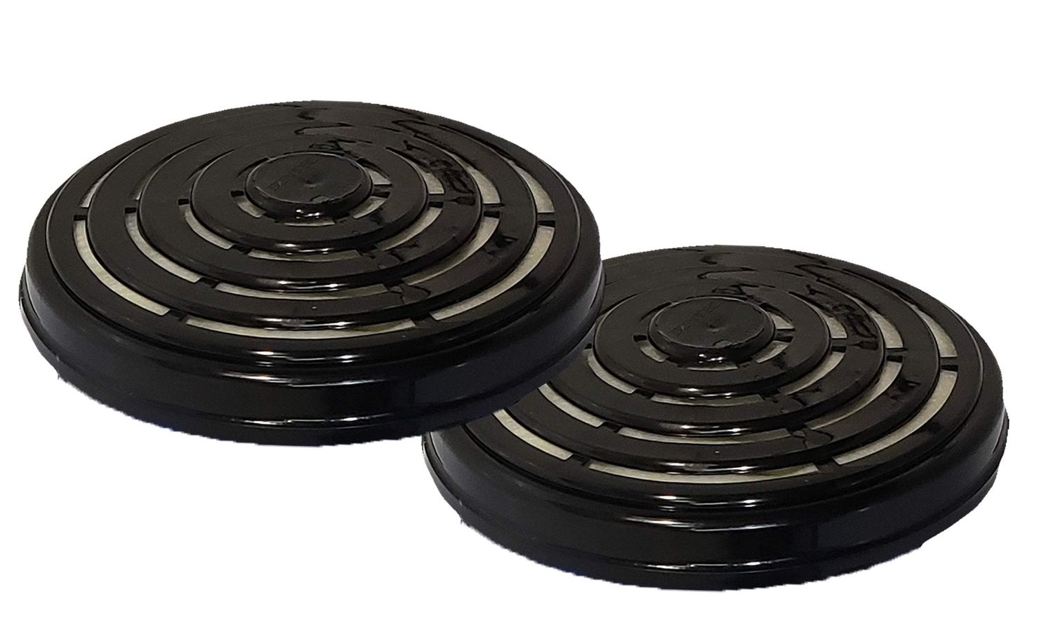 Comfort-Air N95 Filters with Black Filter Covers &amp; Holders - 10 Pair/Case