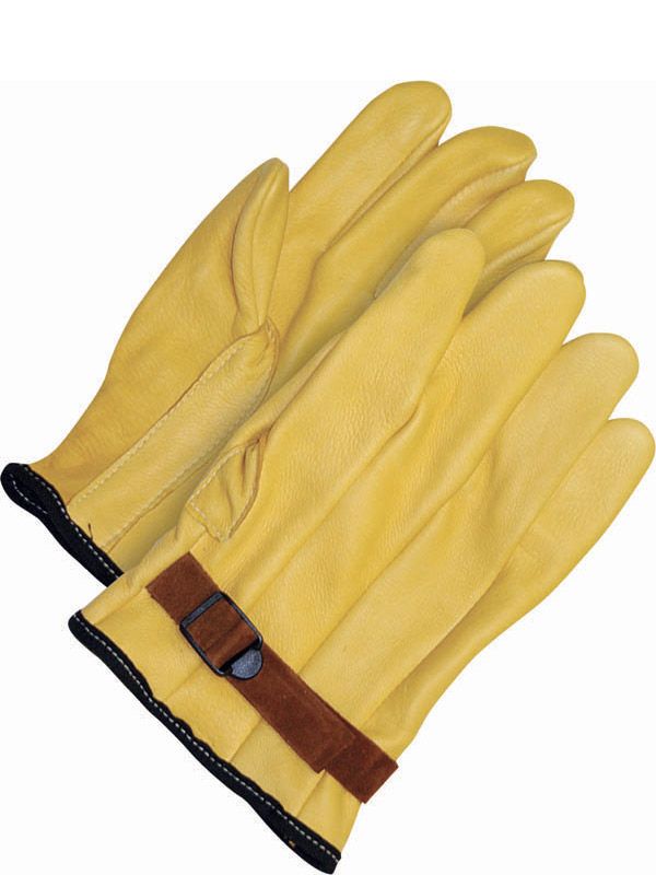 Premium Grain Deerskin Low Voltage Utility Glove Cover 10"