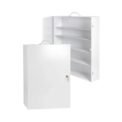 Metal M7 Cabinet - 4 Shelves - Lock - 46 x 69 x 22cm