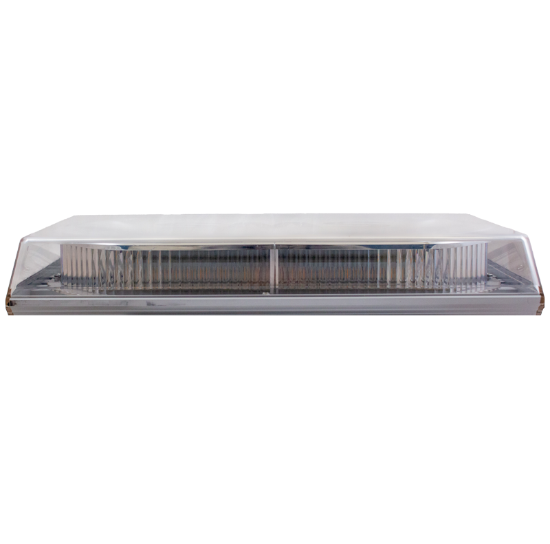 Amber &amp;Amp; Blue 16" Slim Profile LED Snow Plow Mini Lightbar Permanent Mount