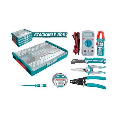 7 Pcs Stackable Telecom Tools Set
