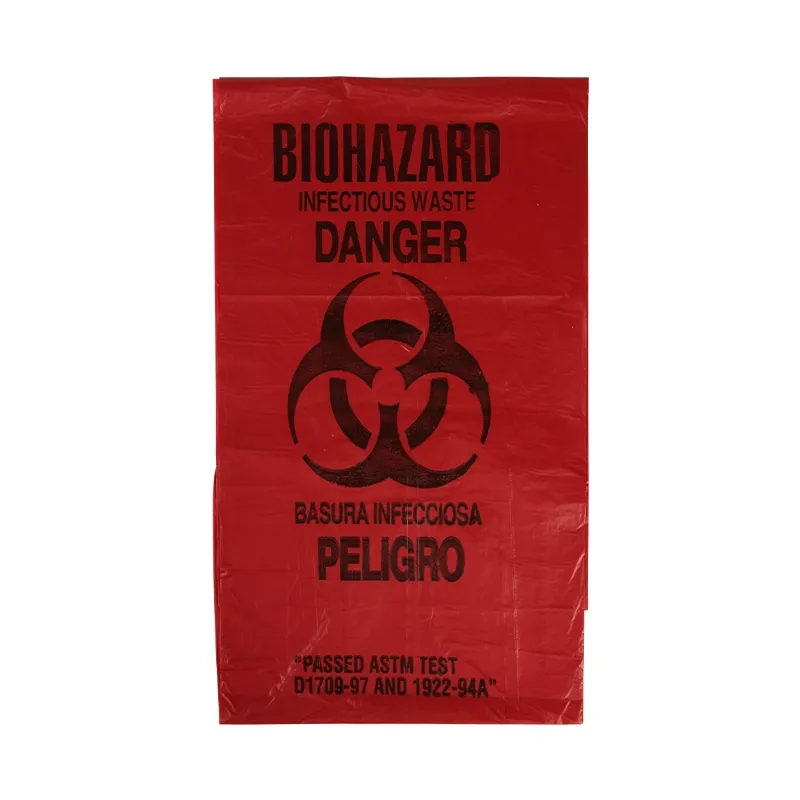 Bio-Hazard Red Bag - 60 x 60cm - 100/Bag