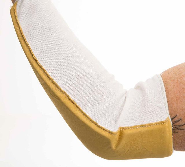 IMPACTO Leather Elbow/Forearm Pad with Suede Leather Cover