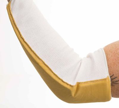 IMPACTO Leather Elbow/Forearm Pad with Suede Leather Cover