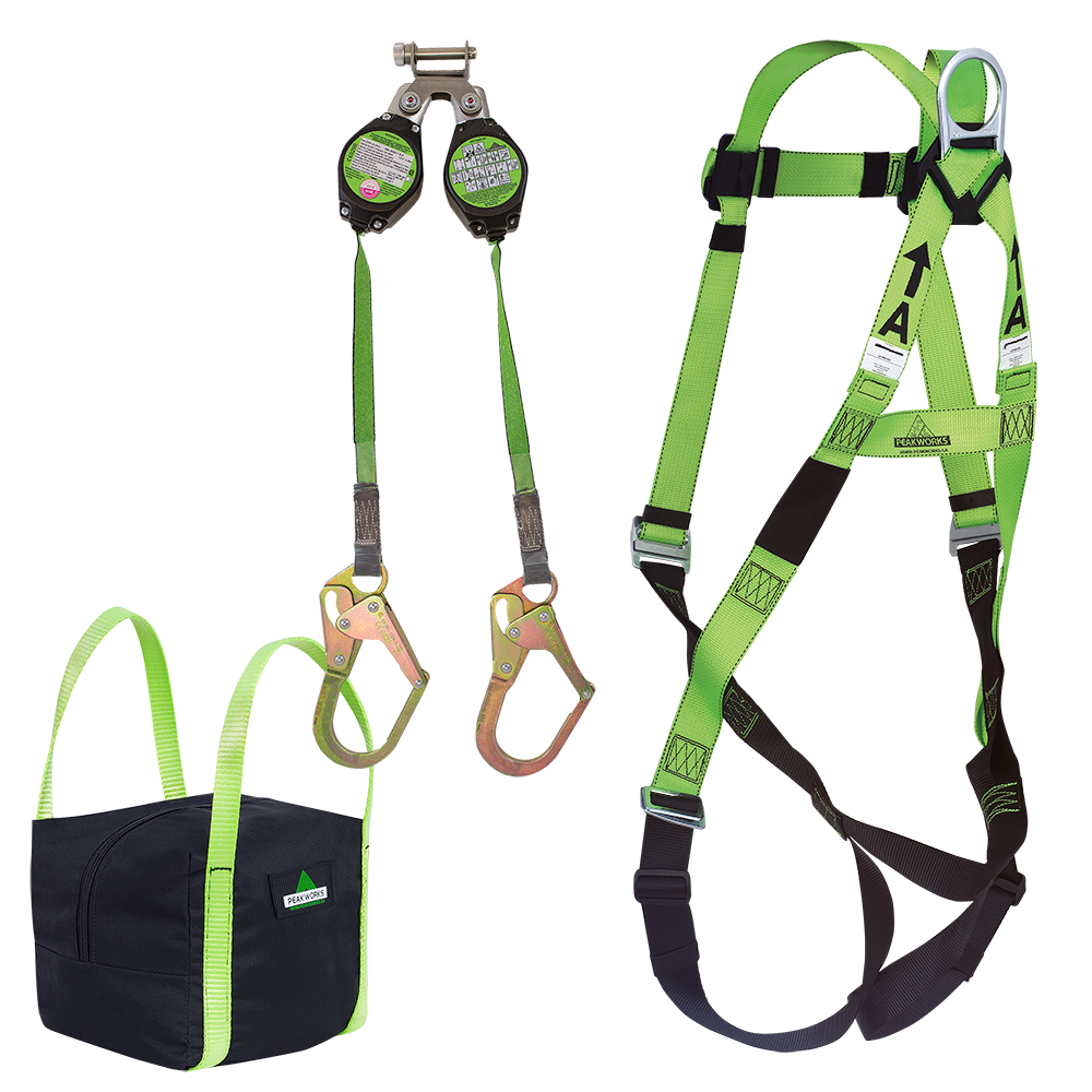 Contractor Fall Protection Kit - LE SRL - Mesh Bag - 7.5' (2.3 m) FK-011   Safety Supplies Canada