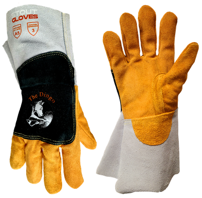 Utility Series The Dingo Cut 5 Tan Reversed Grain Cowhide Gloves | Cut Level A5