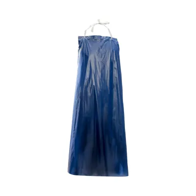 Blue Vinyl Apron - 45 x 35"