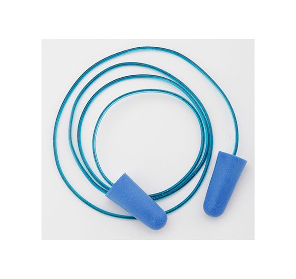 Tasco Softseal33 PU Foam - Bright Blue with Metal Detectable Cord - Metal Detectable Plug (200 Pair?