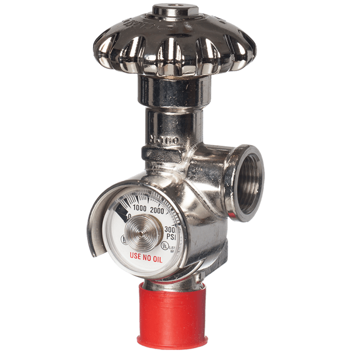 3/4" Nitrogen Valve with Gauge