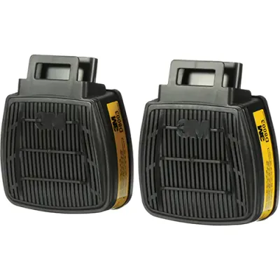 Secure Click? Respirator Cartridge Organic Vapour/Acid Gas, D8003 | 3M D8003   Safety Supplies Cana?