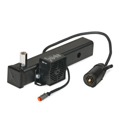 Heavy Duty Hitch Mount for Super Duty Fully Lit LED Whips and Backup Alarm